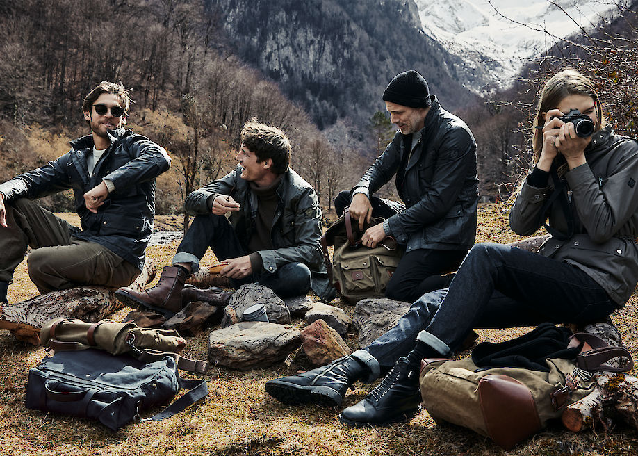 CYRILL MATTER shoots the new campaign for BELSTAFF