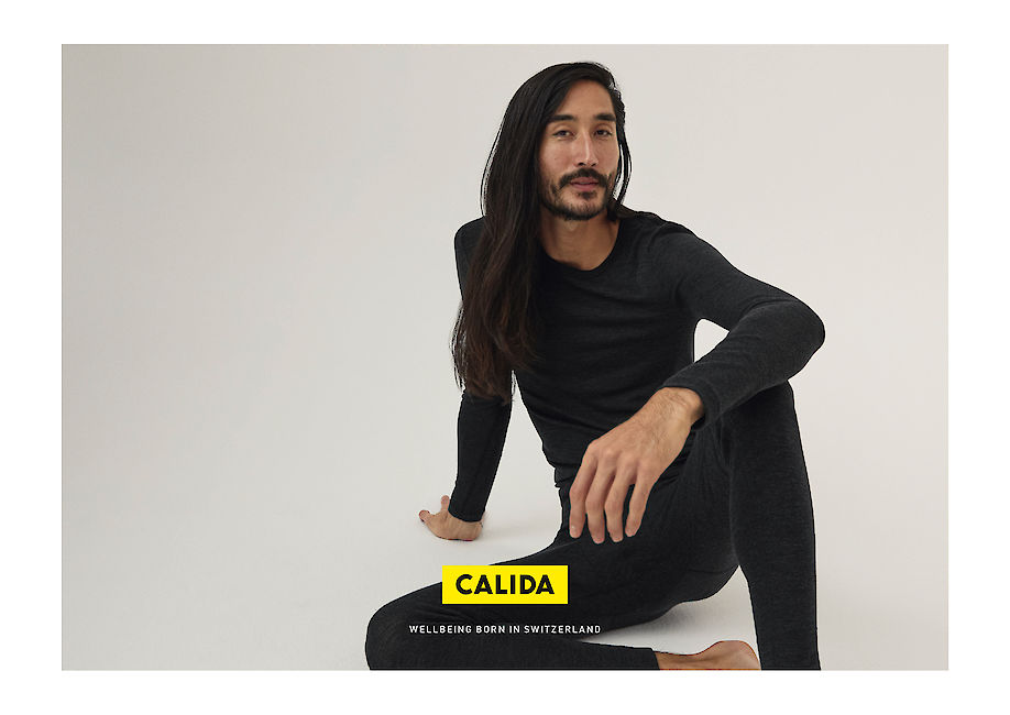 CYRILL MATTER shoots a new CALIDA campaign