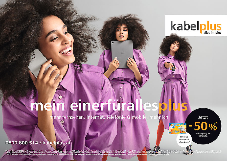 RAPHAEL JUST shoots the campaign for KABELPLUS