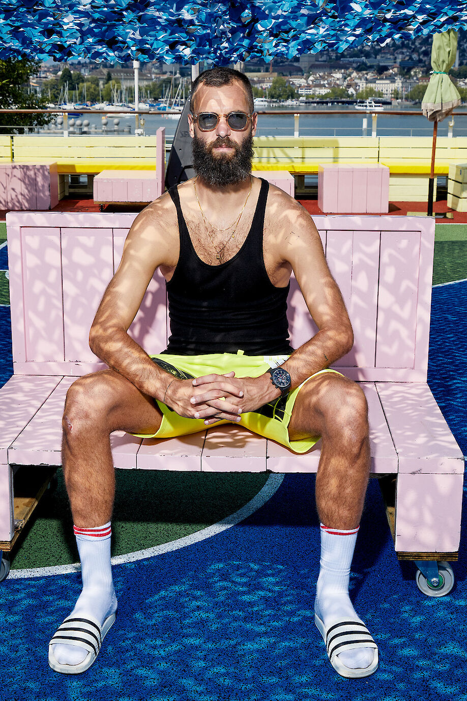PHILIPP MUELLER shoots the french tennis player and brand ambassador BENOIT PAIRE for MAURICE DE MAURIAC