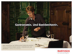 CYRILL MATTER some new campaign visuals for RAIFFEISEN