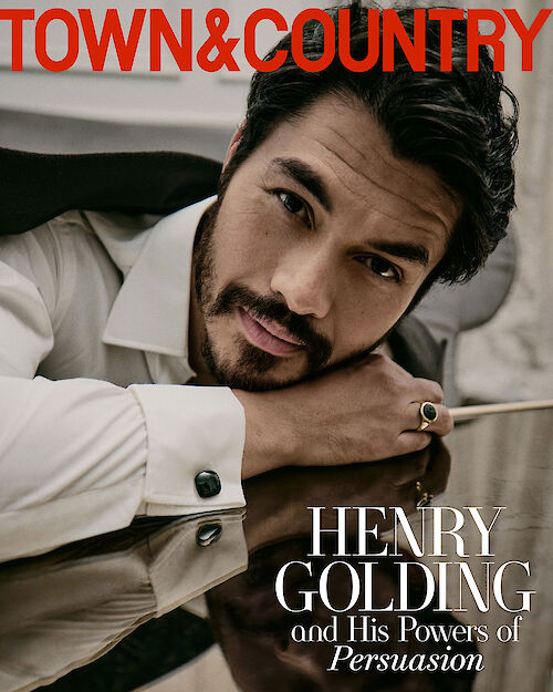 CYRILL MATTER shots the actor HENRY GOLDING for TOWN &amp; COUNTRY magazine