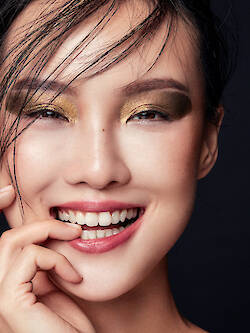 MIERSWA &amp; KLUSKA shoots a beauty story with GIA TANG for ELLE Indonesia
