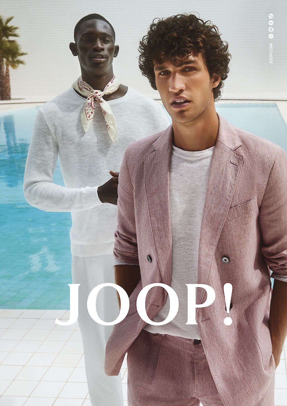 CYRILL MATTER shoots the SS2023 fashion campaign for JOOP!