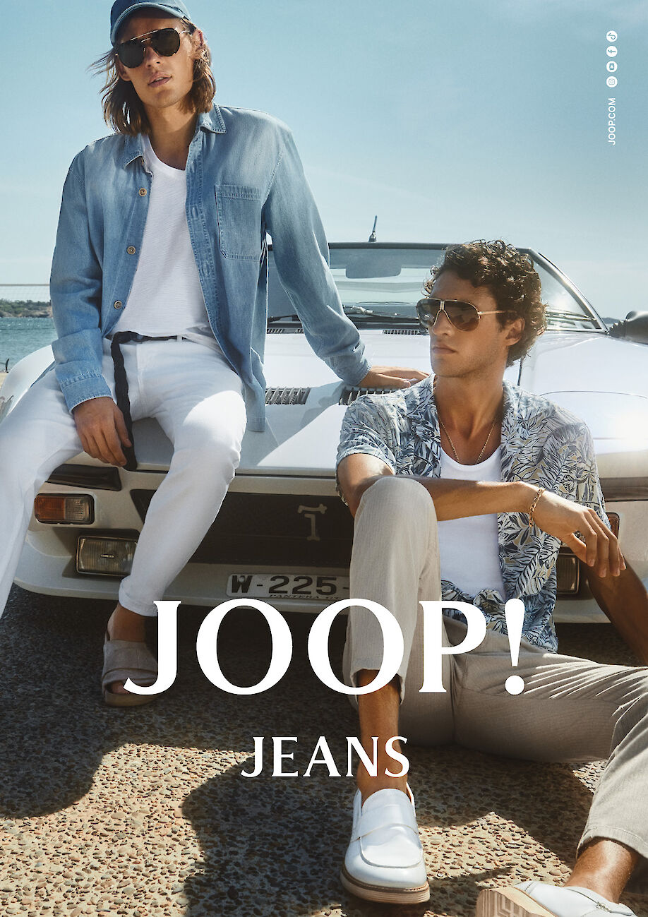 CYRILL MATTER shoots the SS2023 fashion campaign for JOOP!