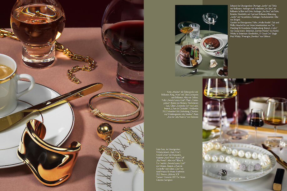 ARMIN ZOGBAUM shoots a jewelry and tableware story for ICON magazine
