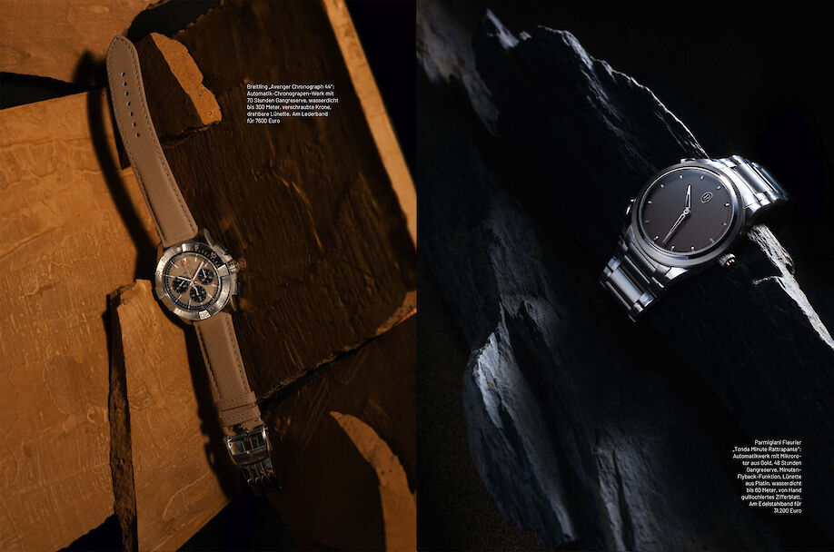 CHRISTIAN HAGEMANN shoots a watch story for ICON magazine